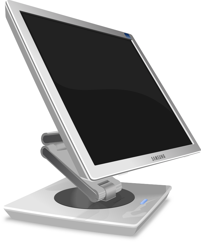 Samsung LCD Display - vector illustration