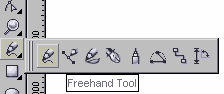 рис. 2.3 Инструмент Freehand Tool