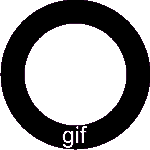 Круг с прозрачностью в формате gif