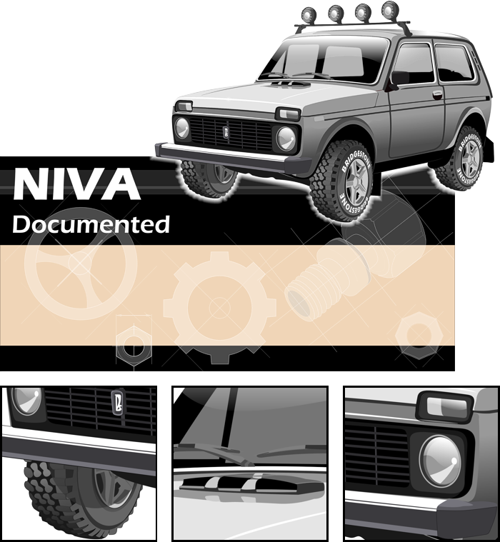 Katalog Niva Vektornaya Grafika Illyustraciya Risunok Mashina Coreldraw Freehand Interactive Transparency Tool Prozrachnost Dizajn Studiya Vectora Ru