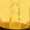 Лампочка(векторное изображение, рисунок, иллюстрация, свечение, цоколь, спираль, лампа накаливания)