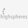 highspheres (векторное изображение, цветной черно-белый  логотип)