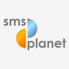 SMSplanet (векторное изображение, цветной, черно-белый, серый, логотип)